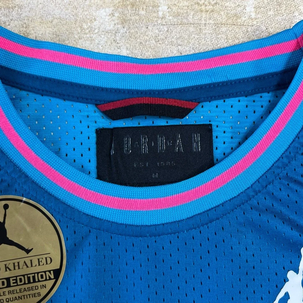 Jordan Boys Asahd Khaled Limited Edition Jersey Shorts Set Abyss 956553-E54‎
